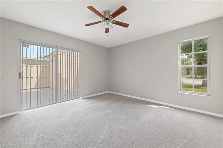 Spacious Master Bedroom. Brand new carpet, fresh paint and new vertical blinds.