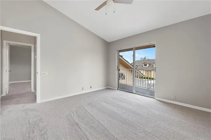 Second floor Guest Bedroom has sliders to outdoor sitting area.