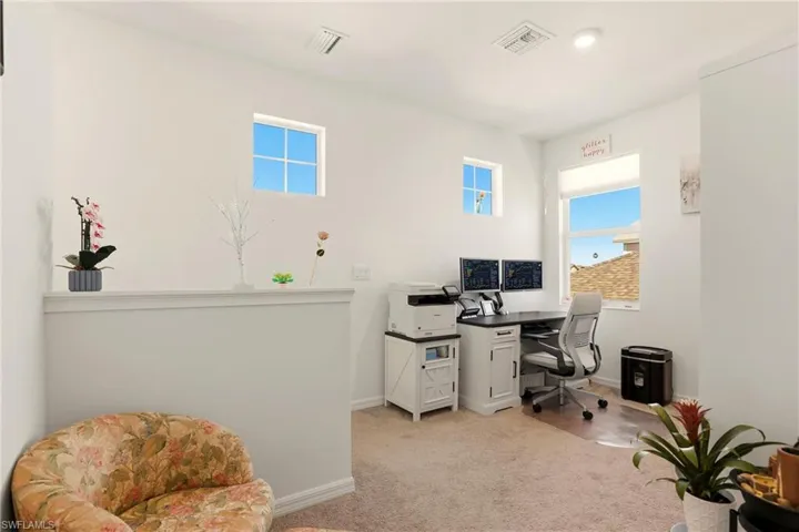 Office space featuring plenty of natural light
