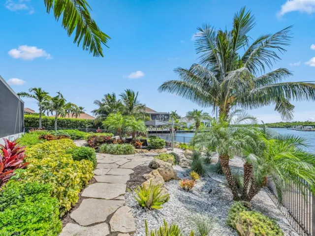 View of yard featuring a water view