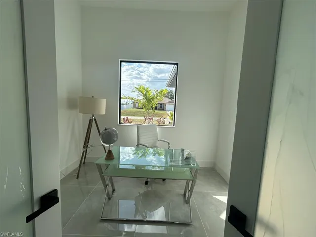 View of tiled office