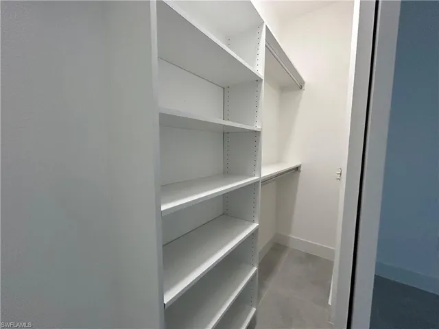 View of spacious closet