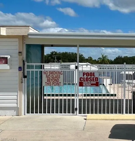 View of gate