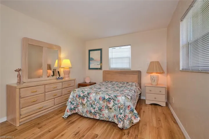 House - 2nd Bedroom with light wood-type flooring
