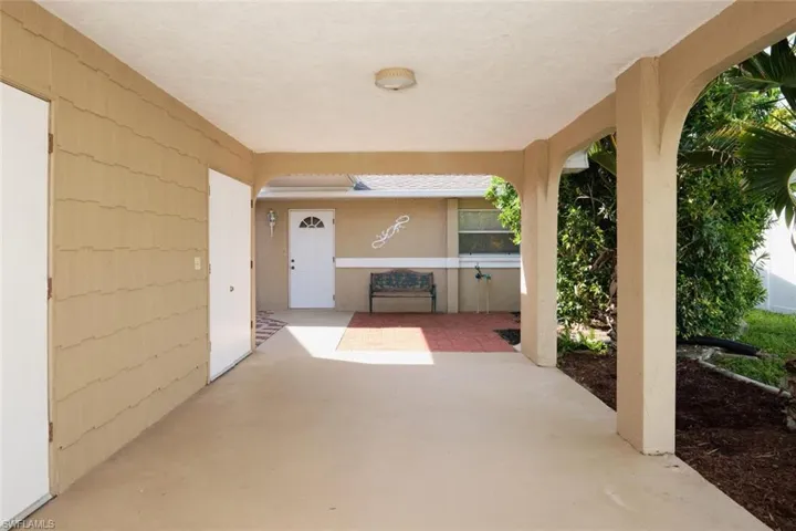 View of patio