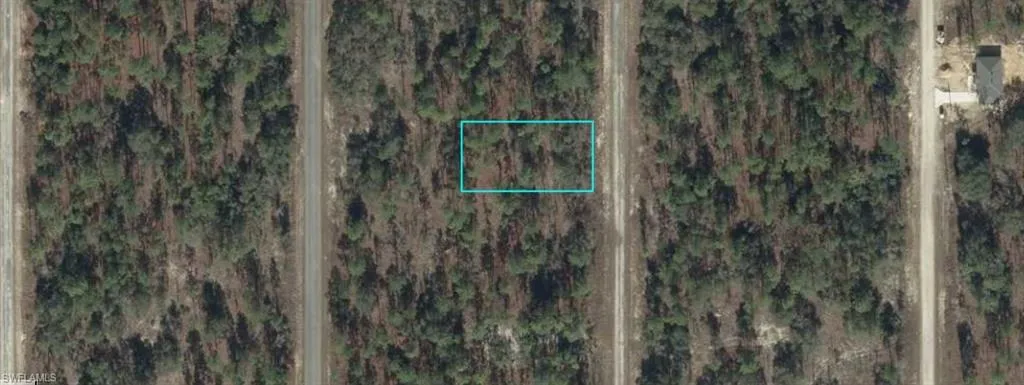 Aerial Map. Indicating the parcel location within the property