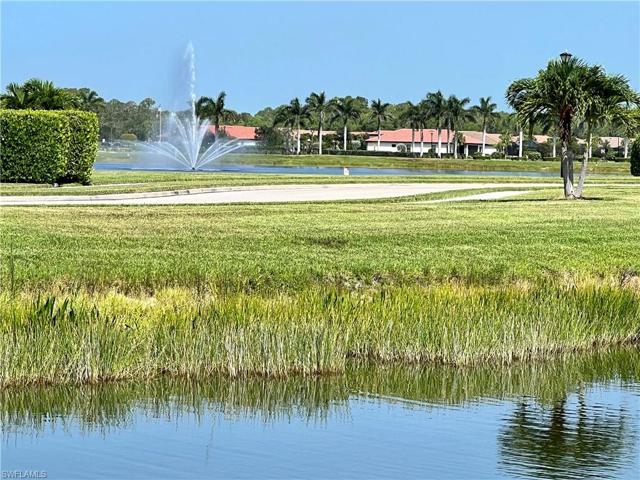 Fountain in distance