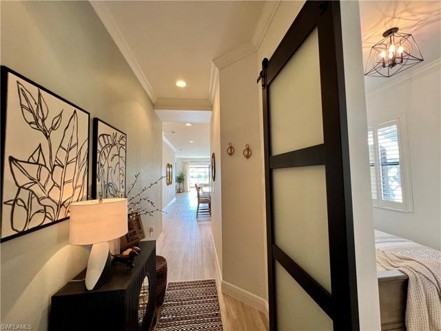 Barn door to guest BR 2
