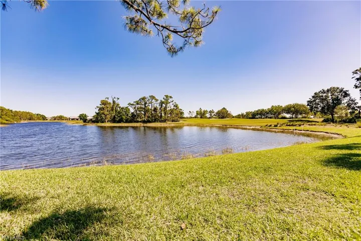 Lake and golf course