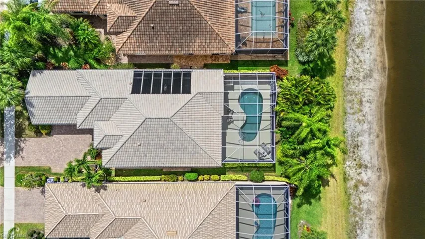 Drone / aerial view of home.