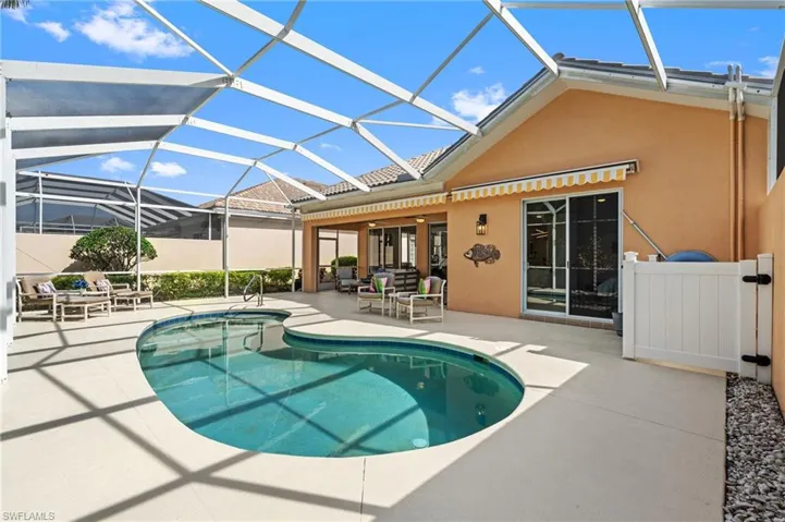 Outdoor solar-heated pool.