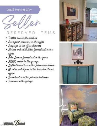 Seller reserved items