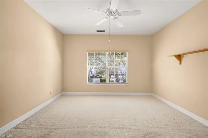 Spacious bedrooms with walk in closets