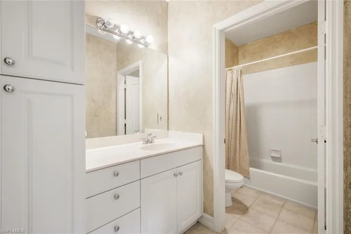 All white upstairs bathroom