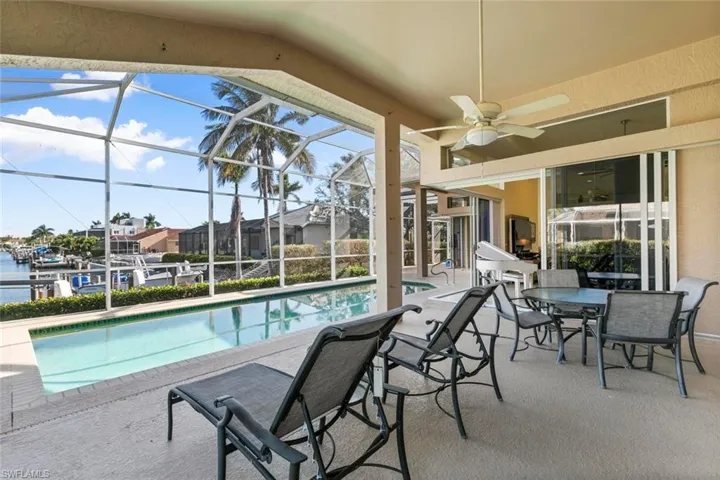 Ample covered lanai