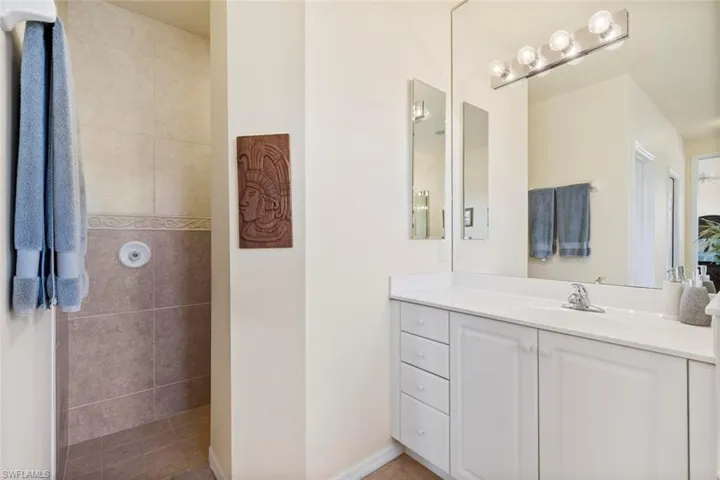 separate walk in shower master bath