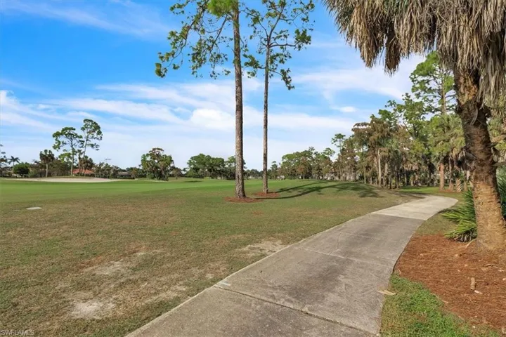 View of community featuring a view of golf course