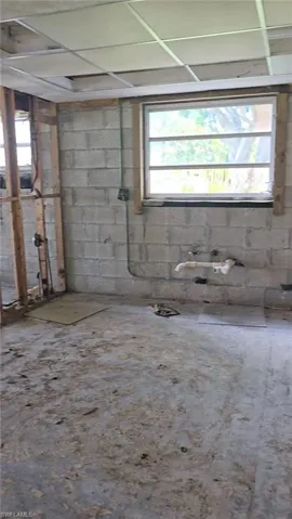 View of basement