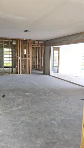 View of unfurnished living room