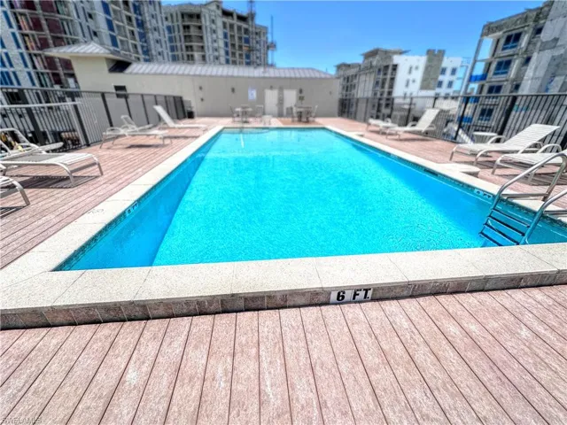 Rooftop pool