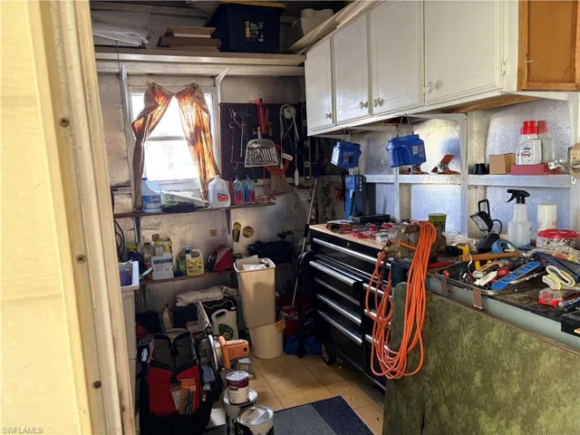 View of storage room