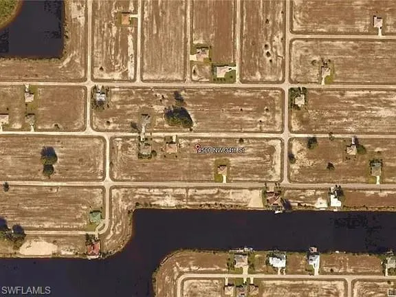 Aerial view of property's location