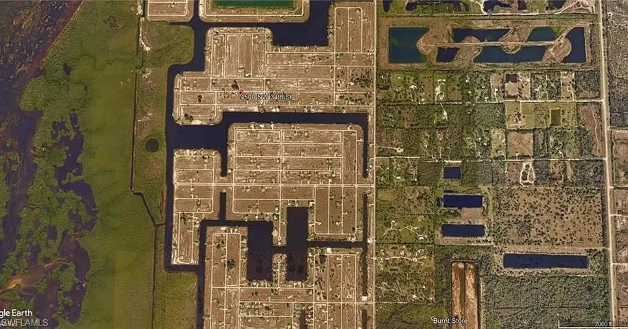 Aerial view of property's location