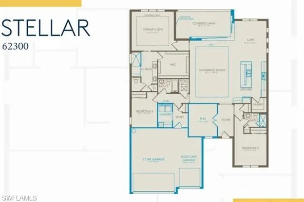 Floor plan with structural options