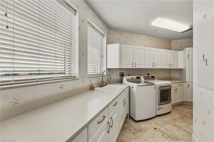 Extra storage in your oversized laundry room.