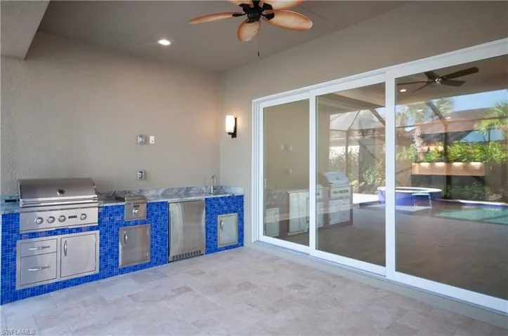 Custom outdoor kitchen