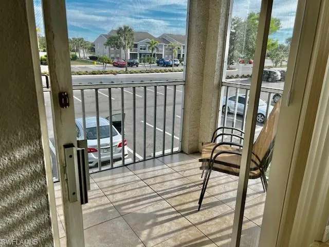 Balcony with a residential view