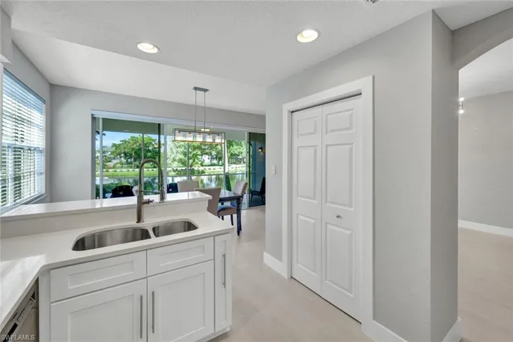 Kitchen with great views