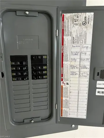 Utilities featuring electric panel