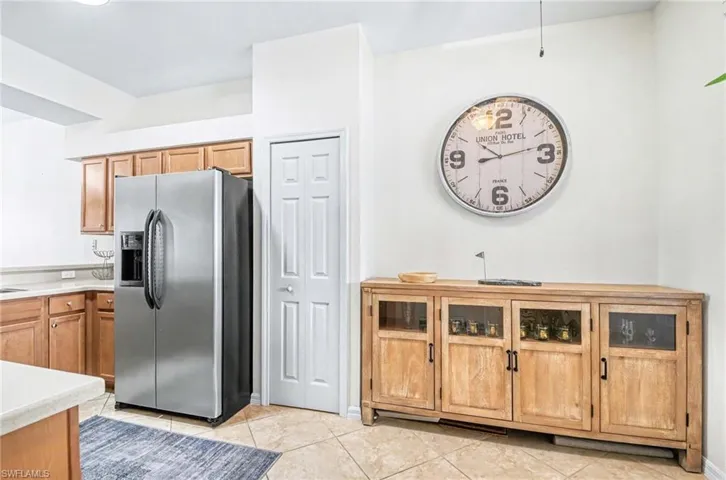Eat-in kitchen.