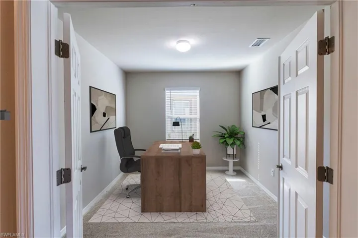 Office/Den with virtual furniture