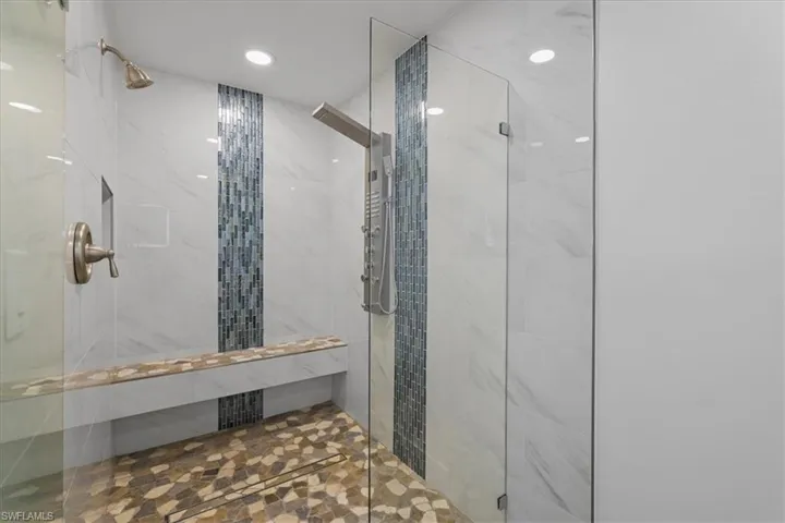 Master shower