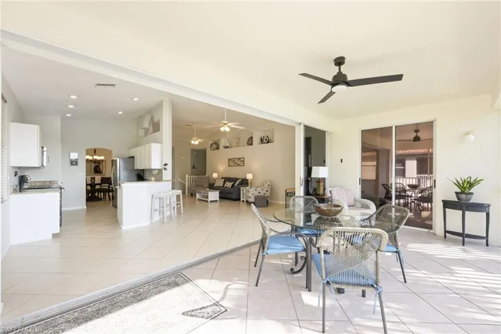 Lanai with Sliders Open
