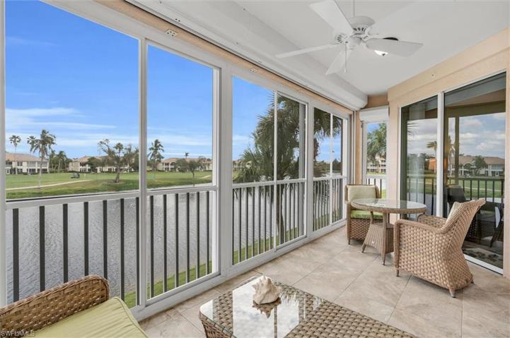 Large Lanai with Lake & Golf Views
