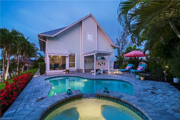 aerial view of home from the side of the home