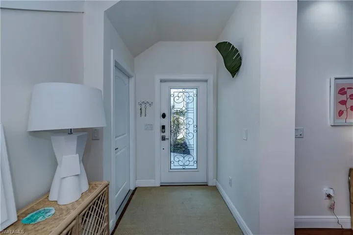 Front entrance from inside of hone