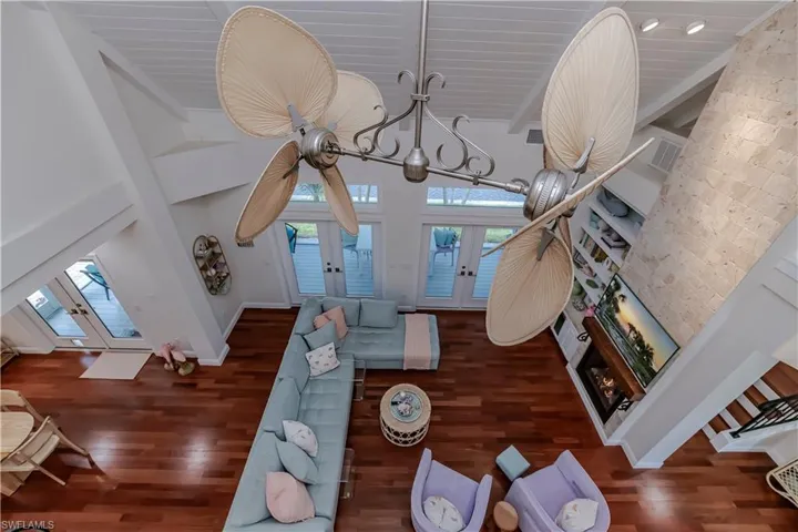 aerial of great room