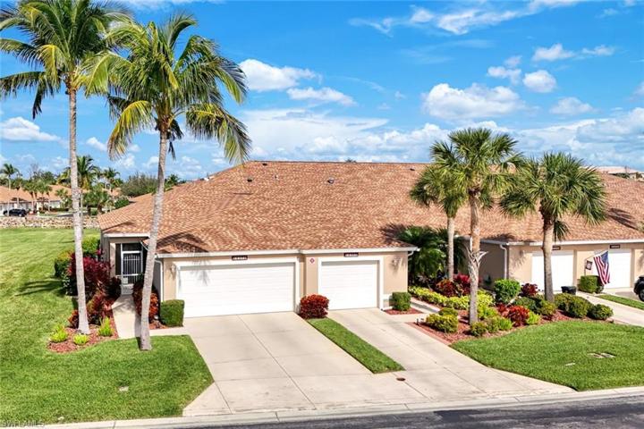 True end unit with large grass area