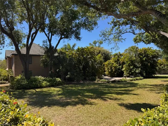 View of left yard