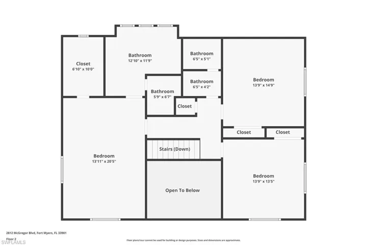 View of floor plan / room layout