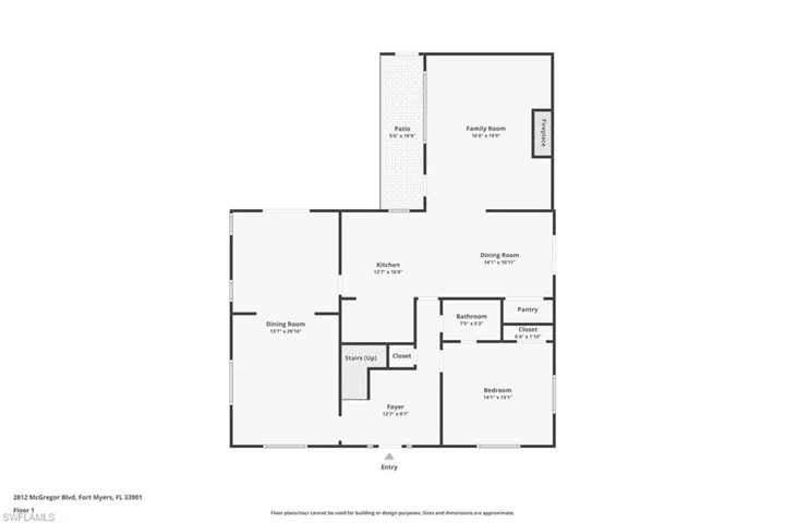 View of room layout