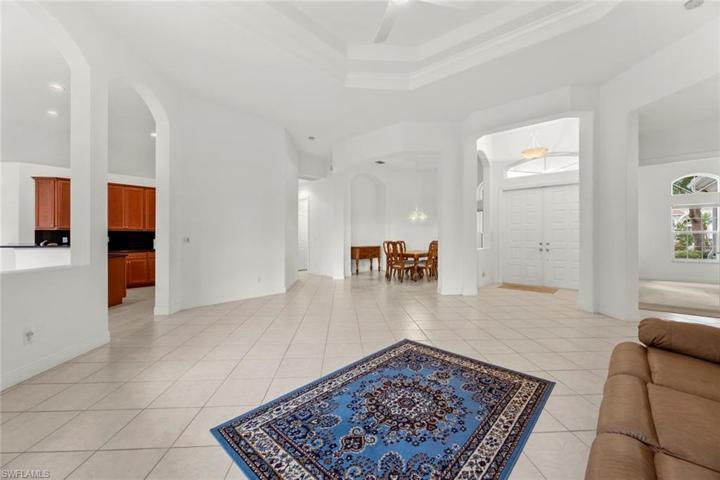 Living room looking toward foyer