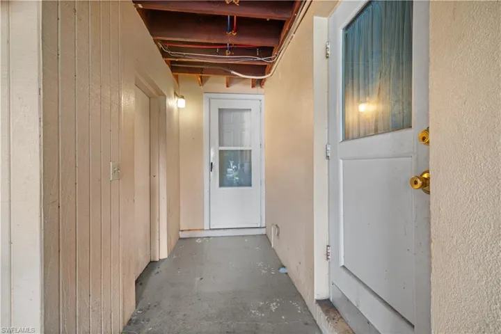 View of doorway to apartment
