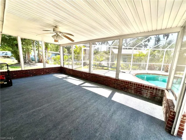 Screened lanai.