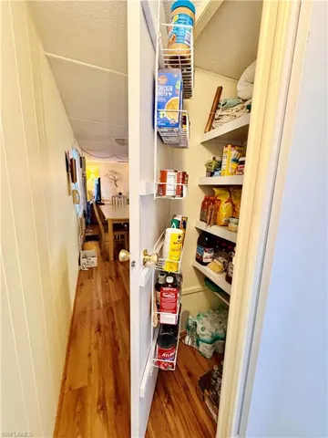 View of storage area