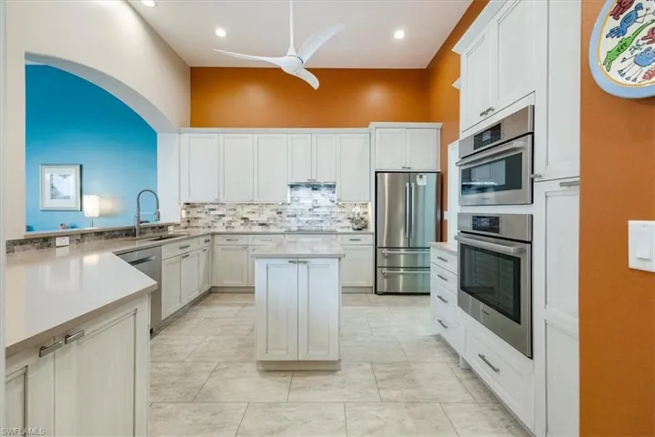 Wide open spaces for multiple cooks in the kitchen